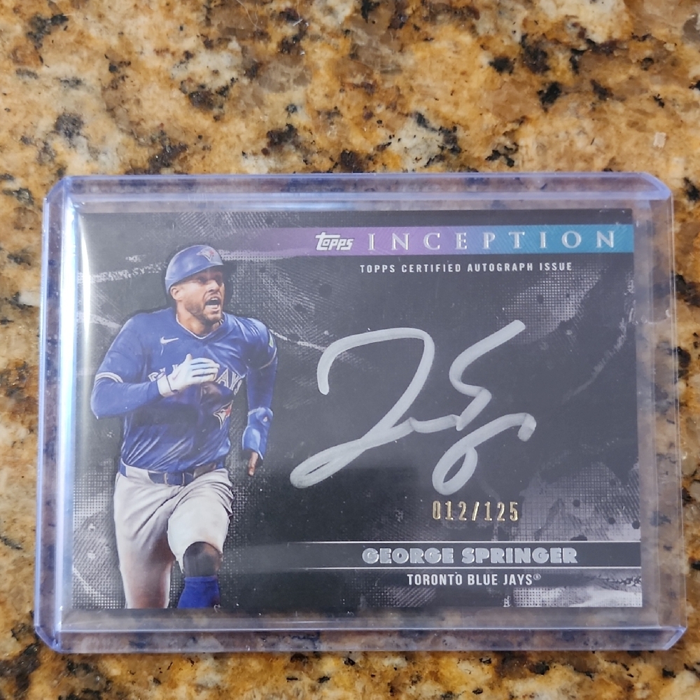 Topps Inception Blue Jays Autograph Card